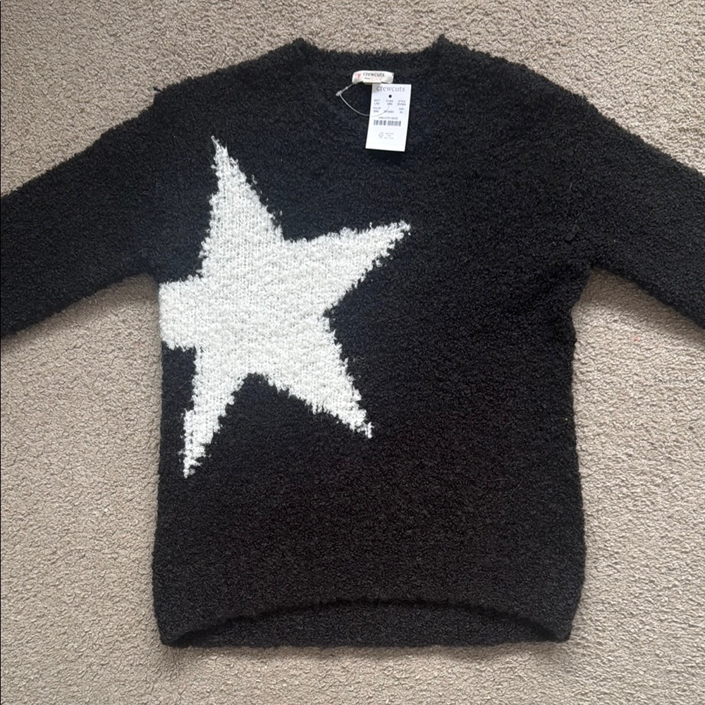 Black and White Star Sweater